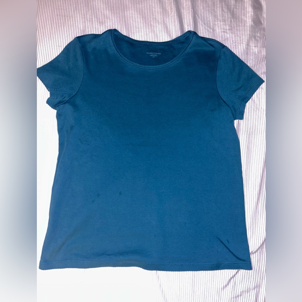Eileen Fisher size S 100% organic cotton tee shirt